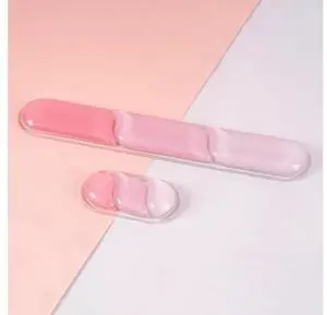 CloudGel Wrist Rest for Keyboard and Mouse 2 Pieces Silicone Wrist Support Anti-Slip Rubber Bottom Ergonomic Design Suitable for Office/Computer/Laptop/Gaming (Pink) CloudGel Wrist Rest for Keyboard and Mouse 2 Pieces Silicone Wrist Support Anti-Slip Rubber Bottom Ergonomic Design Suitable for Office/Computer/Laptop/Gaming (Pink)