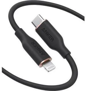 USB C to Lightning Cable MFi Certified Powerline III Flow Silicone Charging Cable for iPhone 13 13 Pro (Midnight Black 6ft) USB C to Lightning Cable MFi Certified Powerline III Flow Silicone Charging Cable for iPhone 13 13 Pro (Midnight Black 6ft)