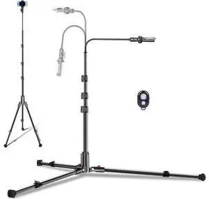 84 Phone Tripod Tall Tripod Stand for Selfies with Flexible Gooseneck & Remote Compatible with iPhone Android Travel/Gopro/Ring Light/Webcam/Video Recording/Vlogging 84 Phone Tripod Tall Tripod Stand for Selfies with Flexible Gooseneck & Remote Compatible with iPhone Android Travel/Gopro/Ring Light/Webcam/Video Recording/Vlogging