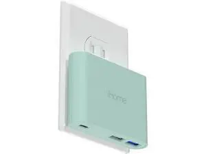 32W AC Pro Multi Port USB Wall Charger Block - Charging Station for Multiple Devices with 3 Ports (1 USB-C 2 USB-A) - Fast Charging Universal Compatibility (Mint) 32W AC Pro Multi Port USB Wall Charger Block - Charging Station for Multiple Devices with 3 Ports (1 USB-C 2 USB-A) - Fast Charging Universal Compatibility (Mint)