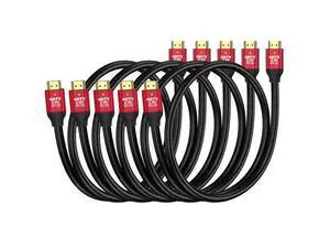 HDMI to HDMI Cables 5 Feet 5-Pack High Speed HDMI 2.0 Cable Supports 4K@60Hz 2K 1080P HDCP 2.2 HDR ARC & Ethernet Compatible with Xbox PS3 PS4 Laptop Monitor TV etc HDMI to HDMI Cables 5 Feet 5-Pack High Speed HDMI 2.0 Cable Supports 4K@60Hz 2K 1080P HDCP 2.2 HDR ARC & Ethernet Compatible with Xbox PS3 PS4 Laptop Monitor TV etc