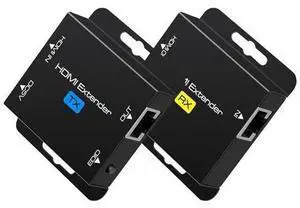 HDMI Extender Over Single Cat6 Ethernet up to 200Ft Repeater Balun Transmitter Receiver Power on Cat Support Full 1080p 3D HDCP EDID Copy from Displays HDMI Extender Over Single Cat6 Ethernet up to 200Ft Repeater Balun Transmitter Receiver Power on Cat Support Full 1080p 3D HDCP EDID Copy from Displays