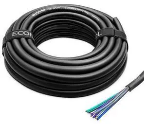 RS916-20 20-Feet 9-Conductor Speaker Cable 16AWG CCA Ultra-Flex and Easy Peel Jacket 4 Channel Speaker Wire and Remote Wire RS916-20 20-Feet 9-Conductor Speaker Cable 16AWG CCA Ultra-Flex and Easy Peel Jacket 4 Channel Speaker Wire and Remote Wire