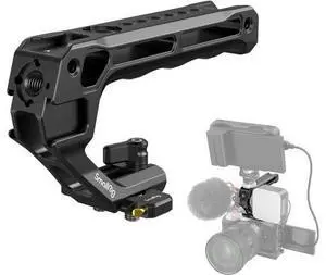 SmallRig Lightweight NATO Top Handle Quick Release NATO Grip w/NATO Rail for DSLR Camera Cage Universal Top Handle with 5 Cold Shoe Adapters - 4345 SmallRig Lightweight NATO Top Handle Quick Release NATO Grip w/NATO Rail for DSLR Camera Cage Universal Top Handle with 5 Cold Shoe Adapters - 4345