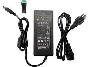 24V 6A 144W AC Power Supply Adapter 100-240V AC to DC 5.5mm x 2.1mm DC Plug for LED Strip Lights CCTV Cameras Other 24V Devices 24V 6A 144W AC Power Supply Adapter 100-240V AC to DC 5.5mm x 2.1mm DC Plug for LED Strip Lights CCTV Cameras Other 24V Devices