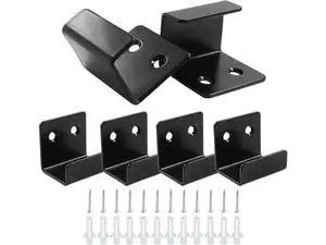 6 Pack Wall Hanger Fastener Stainless Steel Wall Mount Brackets Hook with 25 mm Inner Width Heavy Duty Tile Hangers for Ceramic Display (Black) 6 Pack Wall Hanger Fastener Stainless Steel Wall Mount Brackets Hook with 25 mm Inner Width Heavy Duty Tile Hangers for Ceramic Display (Black)