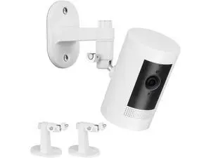 2Pack Adjustable Security Wall Mount Bracket for Ring Stick Up Cam & Ring Outdoor Cam Plus Perfect View Angle for Your Surveillance Camera System - White 2Pack Adjustable Security Wall Mount Bracket for Ring Stick Up Cam & Ring Outdoor Cam Plus Perfect View Angle for Your Surveillance Camera System - White