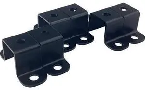 6 PCS 1x1 Square Pipe Tube Strap Clamps 1 inch metal u shaped bracket steel u clamp bracket for mounting Black 6 PCS 1x1 Square Pipe Tube Strap Clamps 1 inch metal u shaped bracket steel u clamp bracket for mounting Black