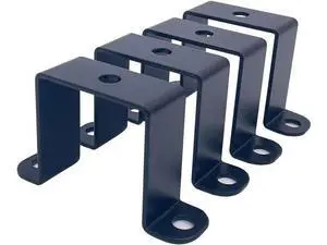 4 PCS 2x2 Square Tube Strap Clamps 2 inch pipe strap metal u clamp bracket for mounting Powder Coated Black 4 PCS 2x2 Square Tube Strap Clamps 2 inch pipe strap metal u clamp bracket for mounting Powder Coated Black