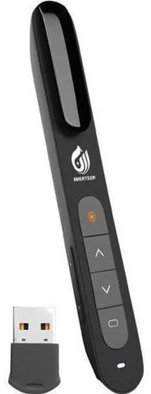 Wireless Presenter Support Hyperlink RF 2.4GHz Powerpoint PPT Clicker Presentation Remote Control Laser Pointer Flip Pen Wireless Presenter Support Hyperlink RF 2.4GHz Powerpoint PPT Clicker Presentation Remote Control Laser Pointer Flip Pen