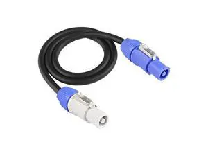 PowerCon Power Cable - 12AWG 3 Pin Power Extension Cable for LED Screen Beam Moving Head Light Stage Light Audio Video and More - 1M/3FT PowerCon Power Cable - 12AWG 3 Pin Power Extension Cable for LED Screen Beam Moving Head Light Stage Light Audio Video and More - 1M/3FT