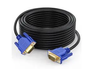 VGA to VGA Cable 20FT VGA Cord HD15 Computer Monitor Cable 20 Feet 1080P for PC Laptop TV Projector VGA to VGA Cable 20FT VGA Cord HD15 Computer Monitor Cable 20 Feet 1080P for PC Laptop TV Projector
