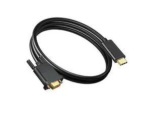 USB C to VGA Cable 6Ft Gold-Plated USB C Male to VGA Male Cable Compatibility with Monitor Desktop Projector (Not Support Thunderbolt Port) 1.8m/6.6ft USB C to VGA Cable 6Ft Gold-Plated USB C Male to VGA Male Cable Compatibility with Monitor Desktop Projector (Not Support Thunderbolt Port) 1.8m/6.6ft