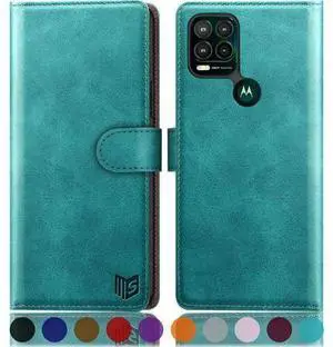 Moto G Stylus 5G Flip Wallet Case RFID Blocking Cellphone Case for Women Men Blue Green Heavy Duty Protection Kickstand Card Slot Shockproof PU Leather Cover Moto G Stylus 5G Flip Wallet Case RFID Blocking Cellphone Case for Women Men Blue Green Heavy Duty Protection Kickstand Card Slot Shockproof PU Leather Cover