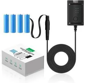 Adjustable AC Power Supply Adapter for 2 AA 3 AA 4 AA Batteries 3V 4.5V 6V AA Battery Replacement Adapter for LED Lights Decorations (Black) Adjustable AC Power Supply Adapter for 2 AA 3 AA 4 AA Batteries 3V 4.5V 6V AA Battery Replacement Adapter for LED Lights Decorations (Black)