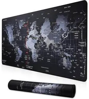 XXL Professional Large Mouse Pad & Computer Game Mouse Mat (35.4x15.7x0.1IN Map) (90 * 40 Map) XXL Professional Large Mouse Pad & Computer Game Mouse Mat (35.4x15.7x0.1IN Map) (90 * 40 Map)