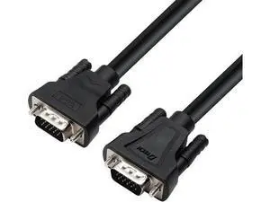 15 Feet SVGA VGA Computer Monitor Cable Male to Male Cord 1080p High Resolution (5 Meter Black) 15 Feet SVGA VGA Computer Monitor Cable Male to Male Cord 1080p High Resolution (5 Meter Black)