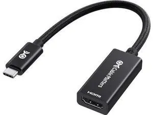 Aluminum USB C to HDMI Adapter 4K@60Hz 1440p@144Hz HDR 4K USB Type C to HDMI Adapter for iPhone 17/16 MacBook Tablet TV & Monitor Aluminum USB C to HDMI Adapter 4K@60Hz 1440p@144Hz HDR 4K USB Type C to HDMI Adapter for iPhone 17/16 MacBook Tablet TV & Monitor