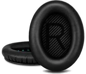 Professional Replacement Ear Pads for QuietComfort 35 QC15 QC25 QC2 QC35/ Ae2 Ae2i Ae2w SoundTrue & SoundLink Over-Ear/Around-Ear Headphones/Soft Protein Leather (Black) Professional Replacement Ear Pads for QuietComfort 35 QC15 QC25 QC2 QC35/ Ae2 Ae2i Ae2w SoundTrue & SoundLink Over-Ear/Around-Ear Headphones/Soft Protein Leather (Black)