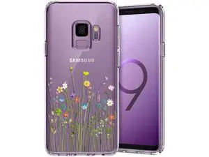 Case Compatible with Galaxy S9 Case Clear with Design Soft TPU Shock Absorption Slim Embossed Floral Pattern Protective Back Cover (Flower Bouquet) Case Compatible with Galaxy S9 Case Clear with Design Soft TPU Shock Absorption Slim Embossed Floral Pattern Protective Back Cover (Flower Bouquet)
