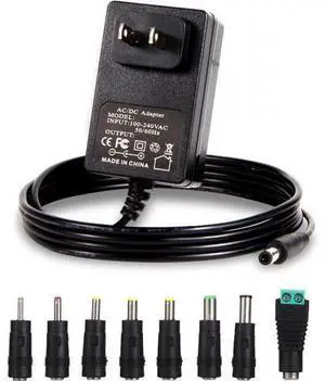 6V Power Supply AC Adapter DC 6Volt Power Adapter Charger DC in 6V Power Cord with 8 Interchangeable Plug for 100mA 300mA 400mA 500mA 600mA 700mA 800mA 900mA 1000mA 1500mA 2000mA Equipment 6V Power Supply AC Adapter DC 6Volt Power Adapter Charger DC in 6V Power Cord with 8 Interchangeable Plug for 100mA 300mA 400mA 500mA 600mA 700mA 800mA 900mA 1000mA 1500mA 2000mA Equipment