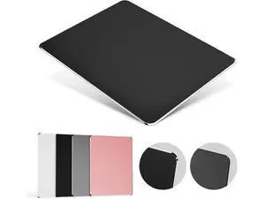 Hard Metal Mouse Pad for Desk Aluminum Solid Mouse Pad for Magic Mouse and Pro/Air with Stable Rubber Base Firm Mousepad for Travel and Home Office (Black) Hard Metal Mouse Pad for Desk Aluminum Solid Mouse Pad for Magic Mouse and Pro/Air with Stable Rubber Base Firm Mousepad for Travel and Home Office (Black)