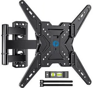 TV Wall Mount for Most 26 32 50 55-60 inch TVs Full Motion TV Mount with Swivel Tilt & Extension Single Stud Wall Mount Bracket Holds up to 77 lbs Max VESA 400x400mm PIMF11 TV Wall Mount for Most 26 32 50 55-60 inch TVs Full Motion TV Mount with Swivel Tilt & Extension Single Stud Wall Mount Bracket Holds up to 77 lbs Max VESA 400x400mm PIMF11