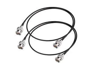 2ft BNC Male to Male HD HDSDI 3G 4K 6K Video Cable for Splitter Converter Monitor Switcher Supports HD-SDI/3G-SDI Video (2-Pack) 2ft BNC Male to Male HD HDSDI 3G 4K 6K Video Cable for Splitter Converter Monitor Switcher Supports HD-SDI/3G-SDI Video (2-Pack)