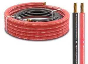 PW-4GA-5BK/20RD 4GA 25ft Ultra Flex Power Wire Copper Clad Aluminum CCA 4 Gauge 5ft Black and 20ft Red - Power/Ground Battery Cable Car Audio Speaker Amplifier Wiring Kit PW-4GA-5BK/20RD 4GA 25ft Ultra Flex Power Wire Copper Clad Aluminum CCA 4 Gauge 5ft Black and 20ft Red - Power/Ground Battery Cable Car Audio Speaker Amplifier Wiring Kit