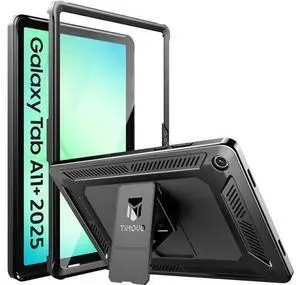 Case for Tab A11+/A11 Plus 11 Inch 2026 SM-X230/ X236/ X238 with Screen Protector Heavy Duty Shockproof Rugged Full Body Protective Cover Black Case for Tab A11+/A11 Plus 11 Inch 2026 SM-X230/ X236/ X238 with Screen Protector Heavy Duty Shockproof Rugged Full Body Protective Cover Black