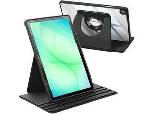 Fintie 360 Degree Rotating Case for Tab A11+ Plus 11 Inch 2025/ A9+ Plus 2023 Swiveling Protective Stand Clear Back Cover Auto Wake/Sleep Black Fintie 360 Degree Rotating Case for Tab A11+ Plus 11 Inch 2025/ A9+ Plus 2023 Swiveling Protective Stand Clear Back Cover Auto Wake/Sleep Black