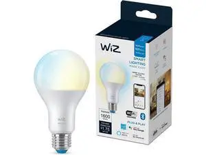 100W A21 Tunable White LED Smart Bulb 1-Pack - E26- Indoor - Connects to Your Wi-Fi- Control with Voice or App + Activate with Motion - Matter Compatible 100W A21 Tunable White LED Smart Bulb 1-Pack - E26- Indoor - Connects to Your Wi-Fi- Control with Voice or App + Activate with Motion - Matter Compatible