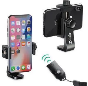 Tripod Smartphone Mount Cell Phone Holder Adapter Selfie Stick Monopod Adjustable Clamp Vertical and Horizontal Swivel Bracket Fits for iPhone and All Phones Tripod Smartphone Mount Cell Phone Holder Adapter Selfie Stick Monopod Adjustable Clamp Vertical and Horizontal Swivel Bracket Fits for iPhone and All Phones