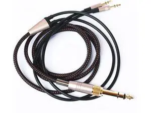 Replacement Audio Upgrade Cable Compatible with Hifiman Sundara Ananda Arya HE400SE Edition XS HE4XX Headphones 3.5mm/6.35mm to Dual 3.5mm end 3meters/9.9ft Replacement Audio Upgrade Cable Compatible with Hifiman Sundara Ananda Arya HE400SE Edition XS HE4XX Headphones 3.5mm/6.35mm to Dual 3.5mm end 3meters/9.9ft