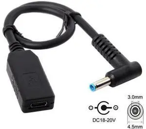 UC-100-4530MM USB 3.1 Type C USB-C to DC 20V 4.5 3.0mm Power Plug PD Emulator Trigger Charge Cable for Laptop UC-100-4530MM USB 3.1 Type C USB-C to DC 20V 4.5 3.0mm Power Plug PD Emulator Trigger Charge Cable for Laptop