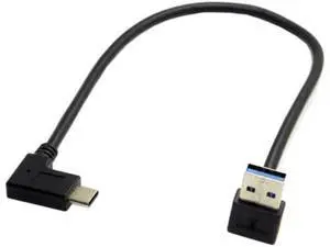 Reversible USB 3.1 USB-C Angled to 90 Degree Up Angled A Male Data Cable for Macbook & Tablet & Mobile Phone UC-349-UP Reversible USB 3.1 USB-C Angled to 90 Degree Up Angled A Male Data Cable for Macbook & Tablet & Mobile Phone UC-349-UP