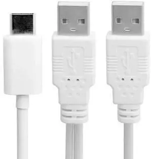USB 3.1 Type C USB-C to Dual A Male Extra Power Data Y Cable for Cell Phone & Hard Disk UC-373 USB 3.1 Type C USB-C to Dual A Male Extra Power Data Y Cable for Cell Phone & Hard Disk UC-373