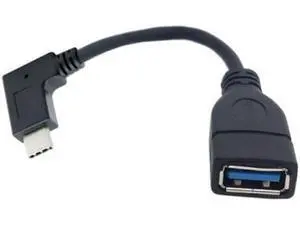 90 Degree Right Angled USB-C USB 3.1 Type C Male to A Female OTG Data Cable for Macbook Tablet Mobile Phone UC-200-RI 90 Degree Right Angled USB-C USB 3.1 Type C Male to A Female OTG Data Cable for Macbook Tablet Mobile Phone UC-200-RI