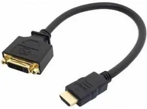 DB-038 DVI Female to HDMI Male Adapter Converter Cable For PC Laptop HDTV 10cm DB-038 DVI Female to HDMI Male Adapter Converter Cable For PC Laptop HDTV 10cm