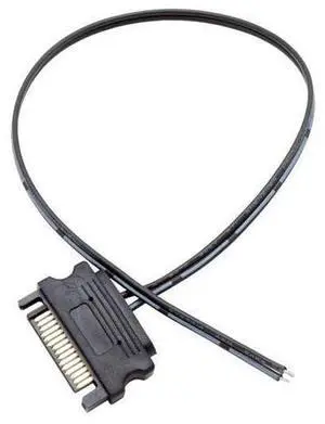 SATA 5V 12V 15-pin male connector cable, 22AWG tin-plated copper, for computer case lighting strips and power supply lines-50cm 12v SATA 5V 12V 15-pin male connector cable, 22AWG tin-plated copper, for computer case lighting strips and power supply lines-50cm 12v