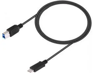 UC-115-BK USB-C USB 3.1 Type C Male Connector to USB Standard B Male Data Cable for MacLaptop Black UC-115-BK USB-C USB 3.1 Type C Male Connector to USB Standard B Male Data Cable for MacLaptop Black