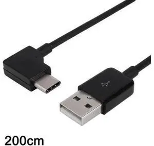 200cm Right Angled USB 3.1 Type C USB-C to USB 2.0 Cable 90 Degree Connector for Tablet & Mobile Phone UC-011-BK-2.0M 200cm Right Angled USB 3.1 Type C USB-C to USB 2.0 Cable 90 Degree Connector for Tablet & Mobile Phone UC-011-BK-2.0M
