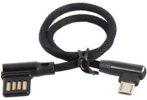 U2-114 Micro USB 5Pin to Left Right Angled 90 Degree USB 2.0 Data Cable with Sleeve for TabletPhone 15cm U2-114 Micro USB 5Pin to Left Right Angled 90 Degree USB 2.0 Data Cable with Sleeve for TabletPhone 15cm
