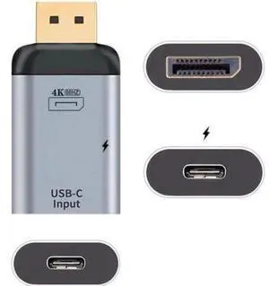 UC-054-DPF USB-C Type C Female Source to Displayport DP Sink HDTVPD Power Adapter 4K 60hz 1080p for PhoneLaptop UC-054-DPF USB-C Type C Female Source to Displayport DP Sink HDTVPD Power Adapter 4K 60hz 1080p for PhoneLaptop