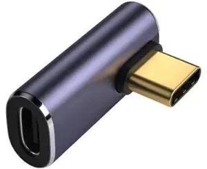 UC-026-LP 40Gbps USB4 Type C Male to Female Low Profile Right Angled 100W Power Data 8K Video Adapter for Laptop Phone UC-026-LP 40Gbps USB4 Type C Male to Female Low Profile Right Angled 100W Power Data 8K Video Adapter for Laptop Phone