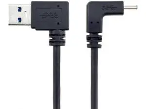 USB 3.1 USB-C Up & Down Angled to 90 Degree Left Angled A Male Data Cable for Macbook & Tablet & Phone USB 3.1 USB-C Up & Down Angled to 90 Degree Left Angled A Male Data Cable for Macbook & Tablet & Phone