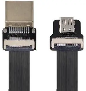 HDMI Male to Micro HDMI Female Extension FPC Flat Cable 1080P for FPV HDTV Multicopter Aerial Photography HDMI Male to Micro HDMI Female Extension FPC Flat Cable 1080P for FPV HDTV Multicopter Aerial Photography