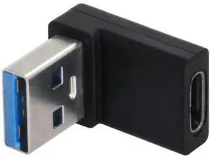 UC-067-UP USB-C Type C Female 90 Degree Up Angled to USB 3.0 A Male Data Adapter for Laptop Desktop UC-067-UP USB-C Type C Female 90 Degree Up Angled to USB 3.0 A Male Data Adapter for Laptop Desktop