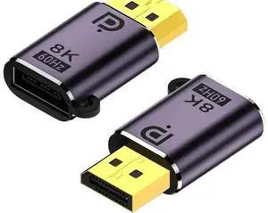 DisplayPort 1.4 Male to DP Female 8K 60hz Adapter Ultra-HD UHD 4K 144hz 7680*4320 for Video PC Laptop Monitor DisplayPort 1.4 Male to DP Female 8K 60hz Adapter Ultra-HD UHD 4K 144hz 7680*4320 for Video PC Laptop Monitor