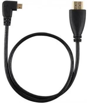 HD-066-RI Right Angled 90 Degree Micro HDMI to HDMI Male HDTV Cable for Cell PhoneTabletCamera HD-066-RI Right Angled 90 Degree Micro HDMI to HDMI Male HDTV Cable for Cell PhoneTabletCamera